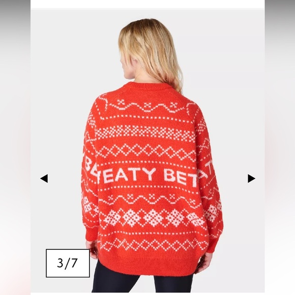 SWEATY BEATTY - Snow Fairisle Sweater NWT - Picture 3 of 6